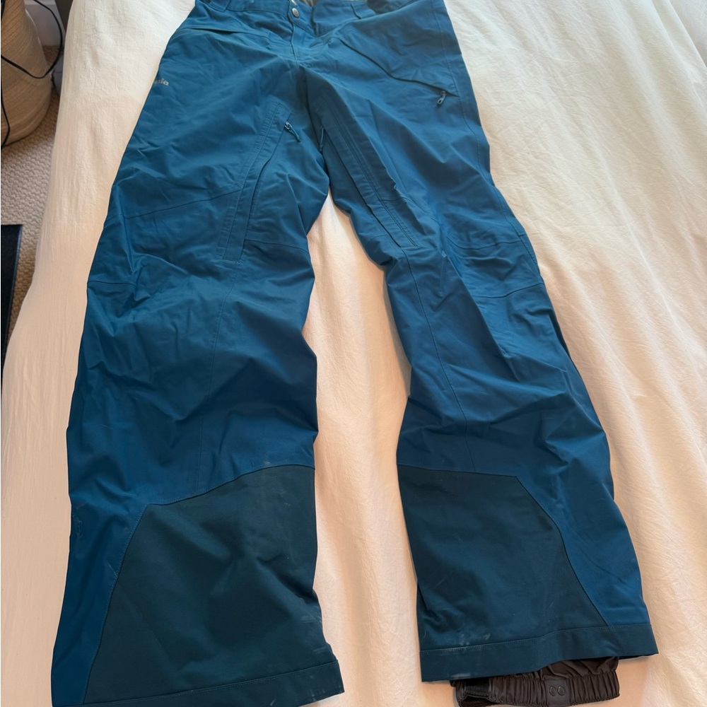 Teal Patagonia Ski Pants
